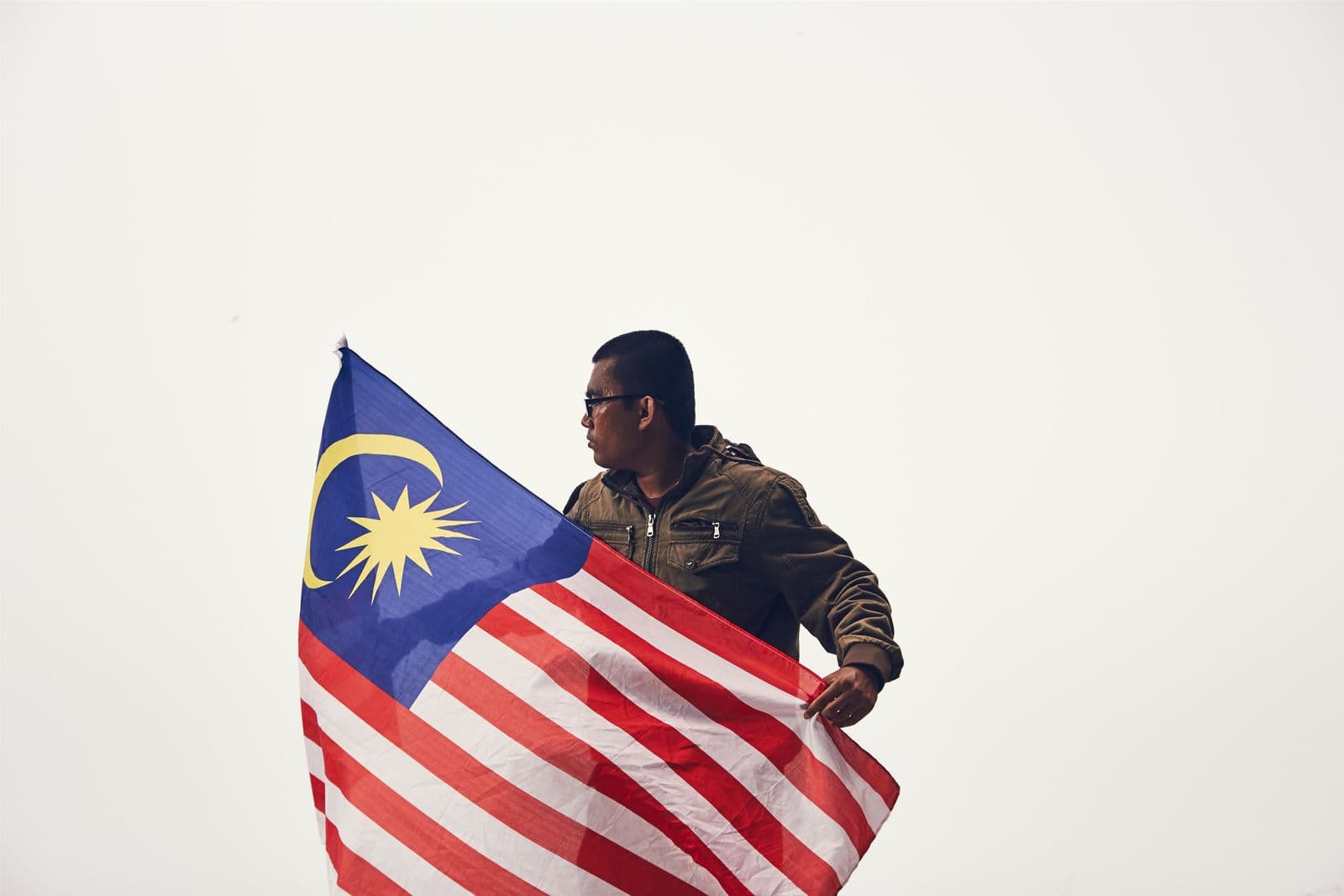 Locals greeting each other in Malaysia
